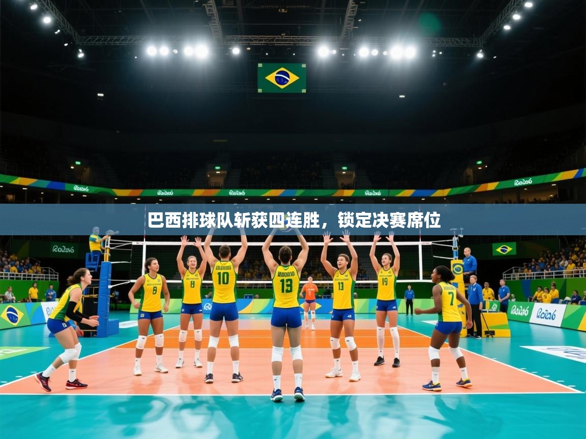 巴西排球队斩获四连胜，锁定决赛席位  第2张